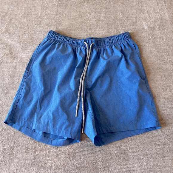 Rainforest NOT YOUR AVERAGE SOLID Swim Trunks - Picture 1 of 5